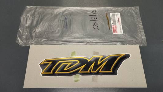 Yamaha genuine new tdm 850 2000 emblem decal pn 4tx-28338-70 - Www.dm-motorcycles.com