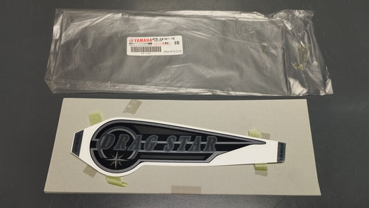 Yamaha genuine new dragstar xvs 650 97 xvs 400 96 97 emblem 1 pn 4tr-24161-10 - Www.dm-motorcycles.com