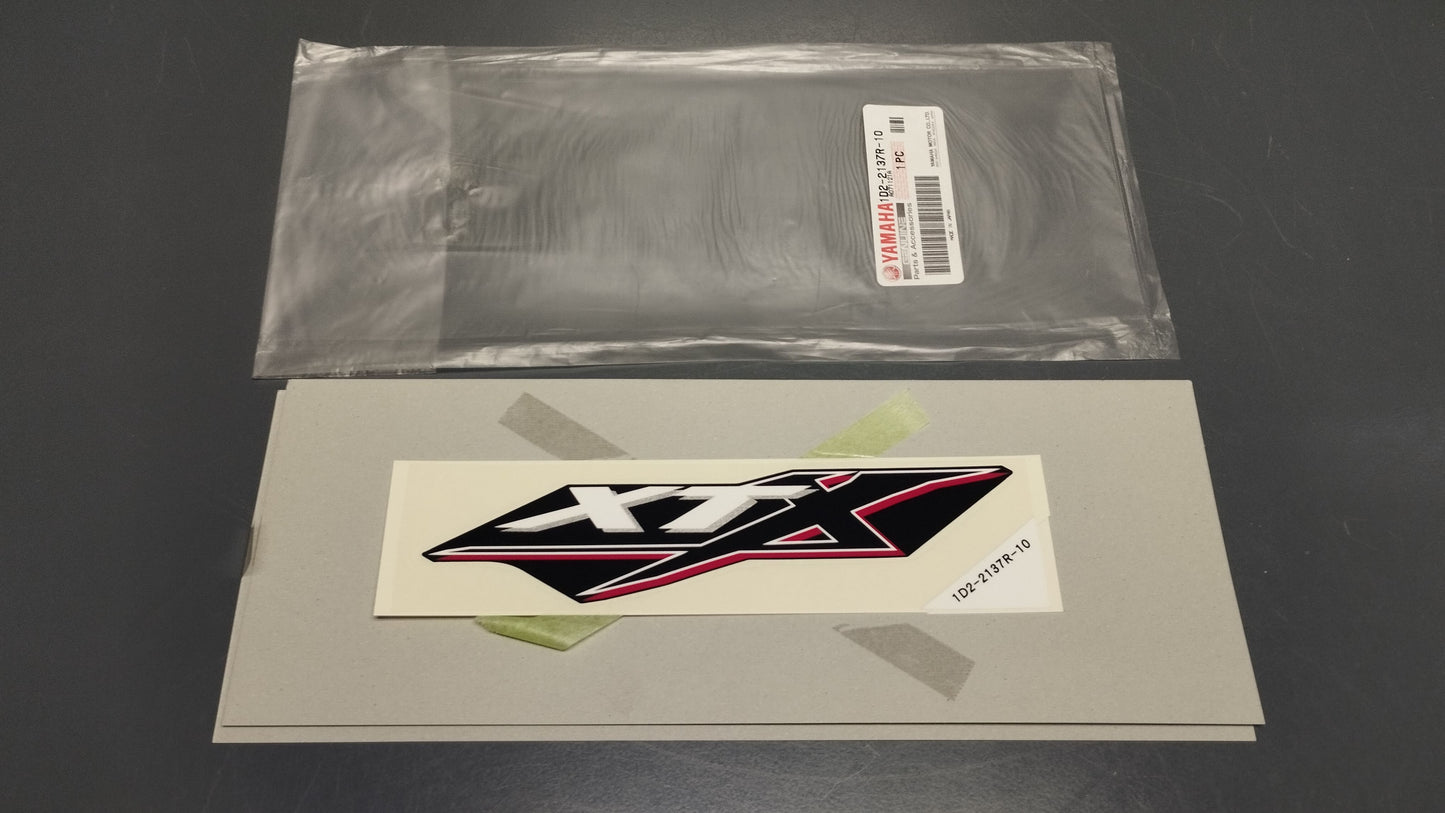 Yamaha genuine new xt660 2006 graphic 3 sticker decal pn 1d2-2137r-10