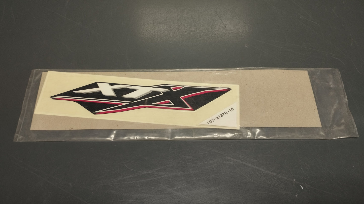 Yamaha genuine new xt660 2006 graphic 3 sticker decal pn 1d2-2137r-10