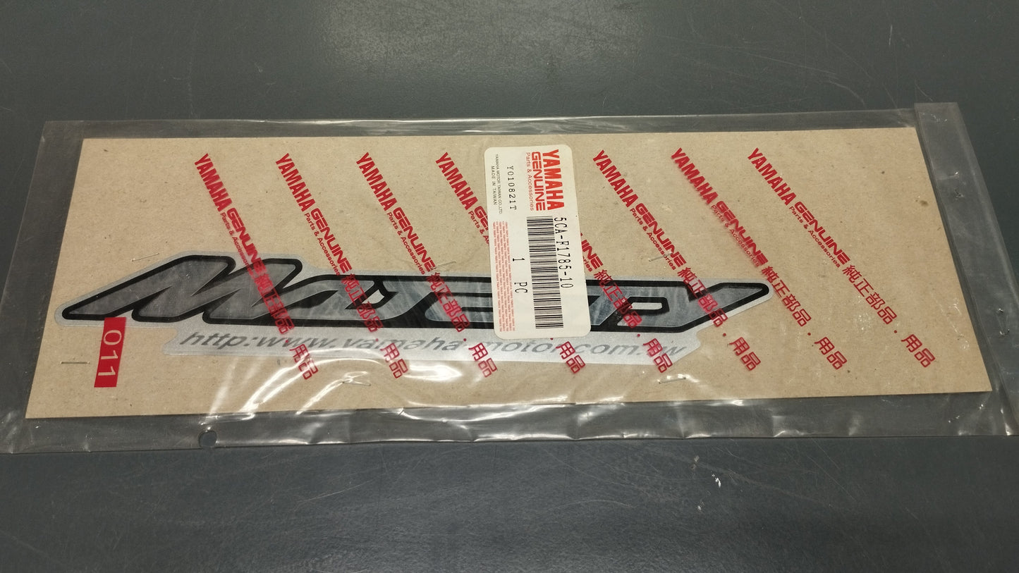Yamaha genuine new majesty side cover emblem decal pn 5ca-f1785-10
