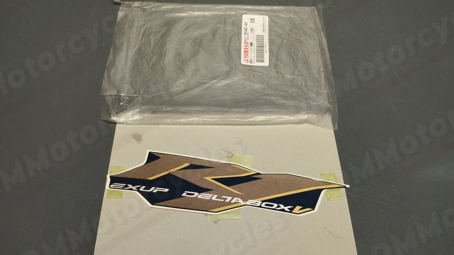 Yamaha genuine new yzf r1 2006 emblem 1 sticker decal pn 5vy-2834c-60