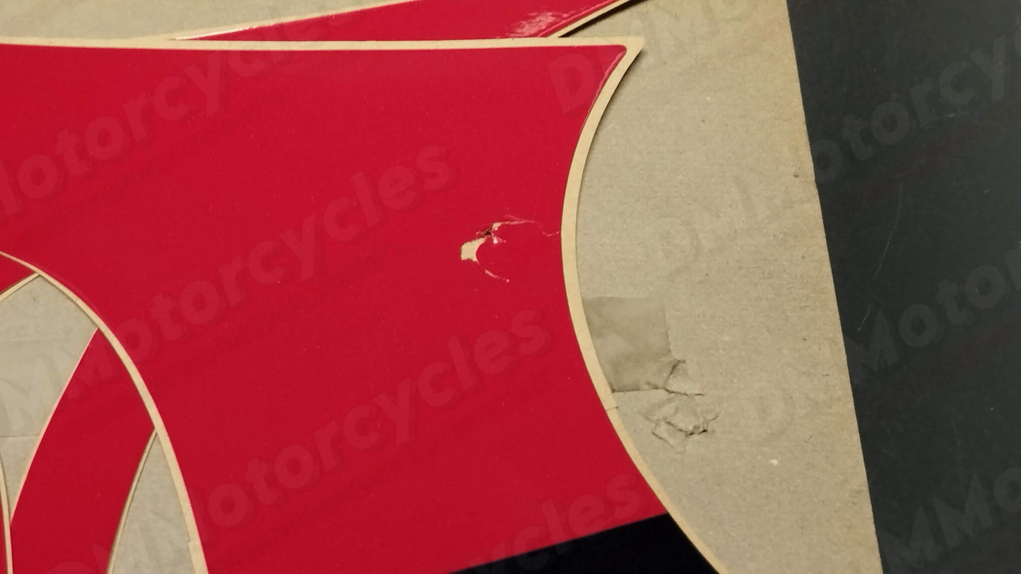 Yamaha genuine nos xj 600 1984 punctured lower cover 1 graphic set decal pn 51j-28301-00