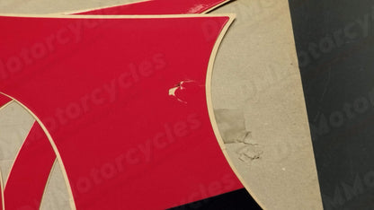 Yamaha genuine nos xj 600 1984 punctured lower cover 1 graphic set decal pn 51j-28301-00