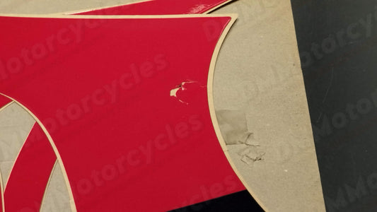 Yamaha genuine nos xj 600 1984 punctured lower cover 1 graphic set decal pn 51j-28301-00