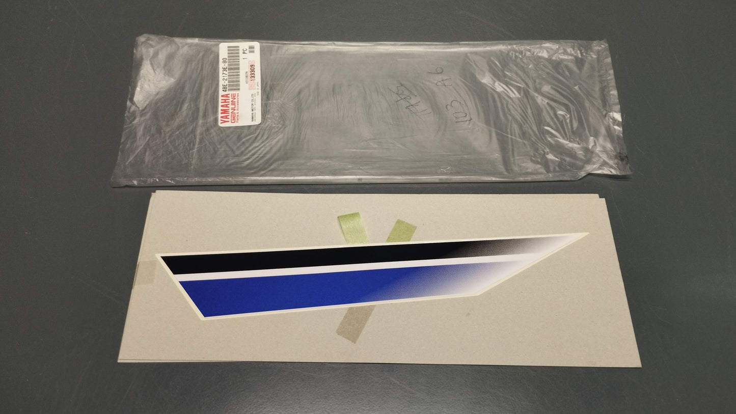Yamaha genuine new xt225 2002 serow graphic 1 sticker decal pn 4be-2173e-80