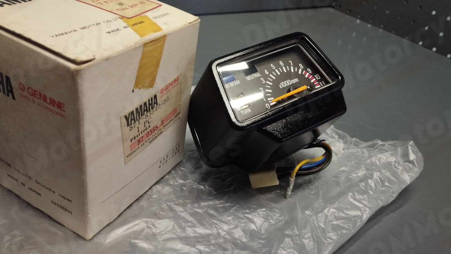 Yamaha genuine nos dt 125 dt125r 1980 tachometer gauge pn 57t-83540-00