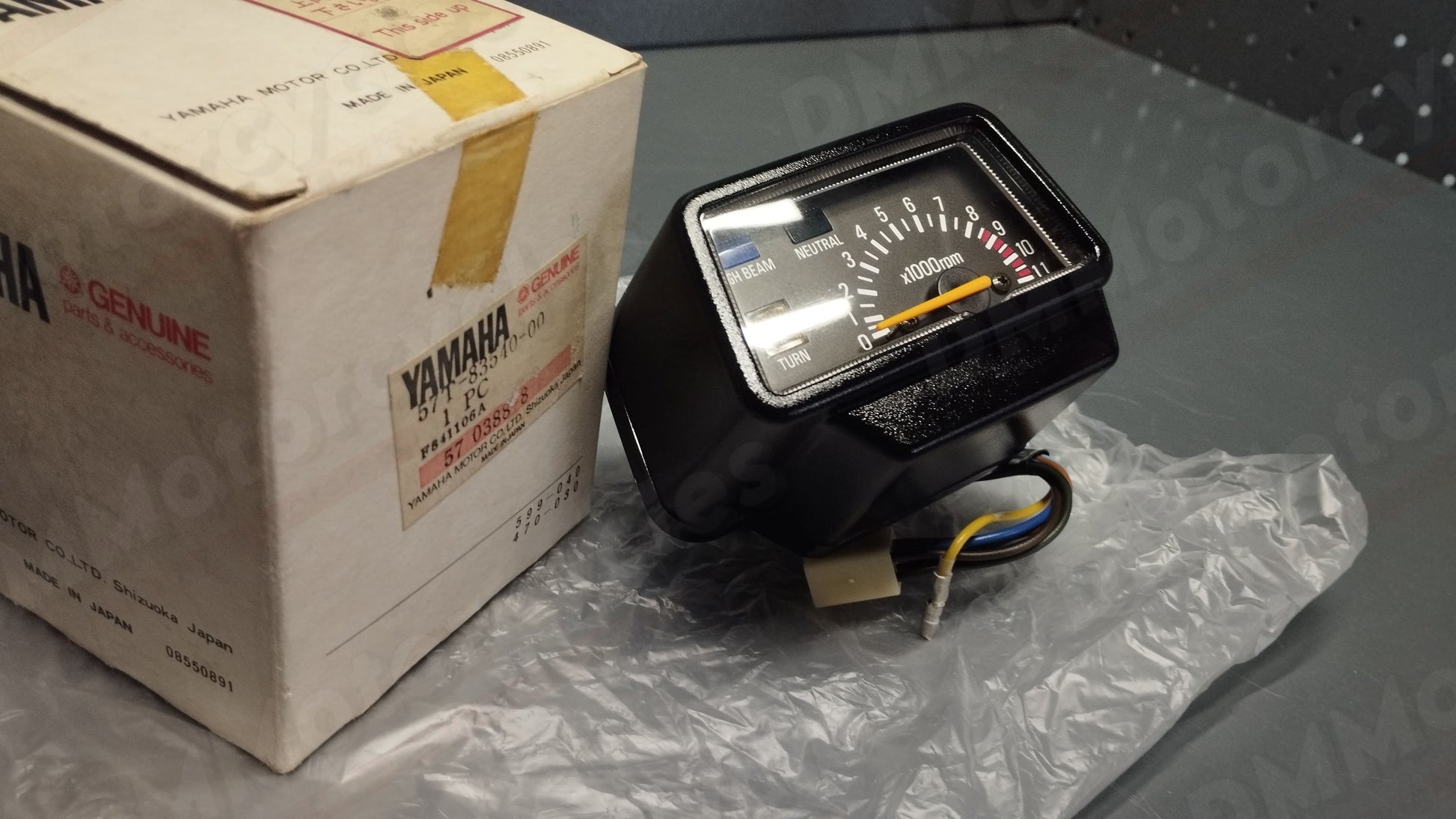 Yamaha genuine nos dt 125 dt125r 1980 tachometer gauge pn 57t-83540-00