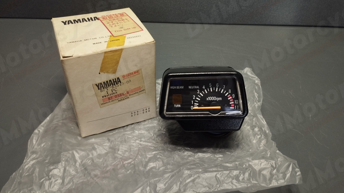Yamaha genuine nos dt 125 dt125r 1980 tachometer gauge pn 57t-83540-00