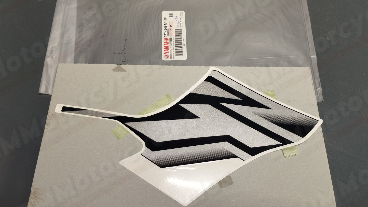 Yamaha genuine new xt500 600 2000 graphic decal pn 4pt-24247-90