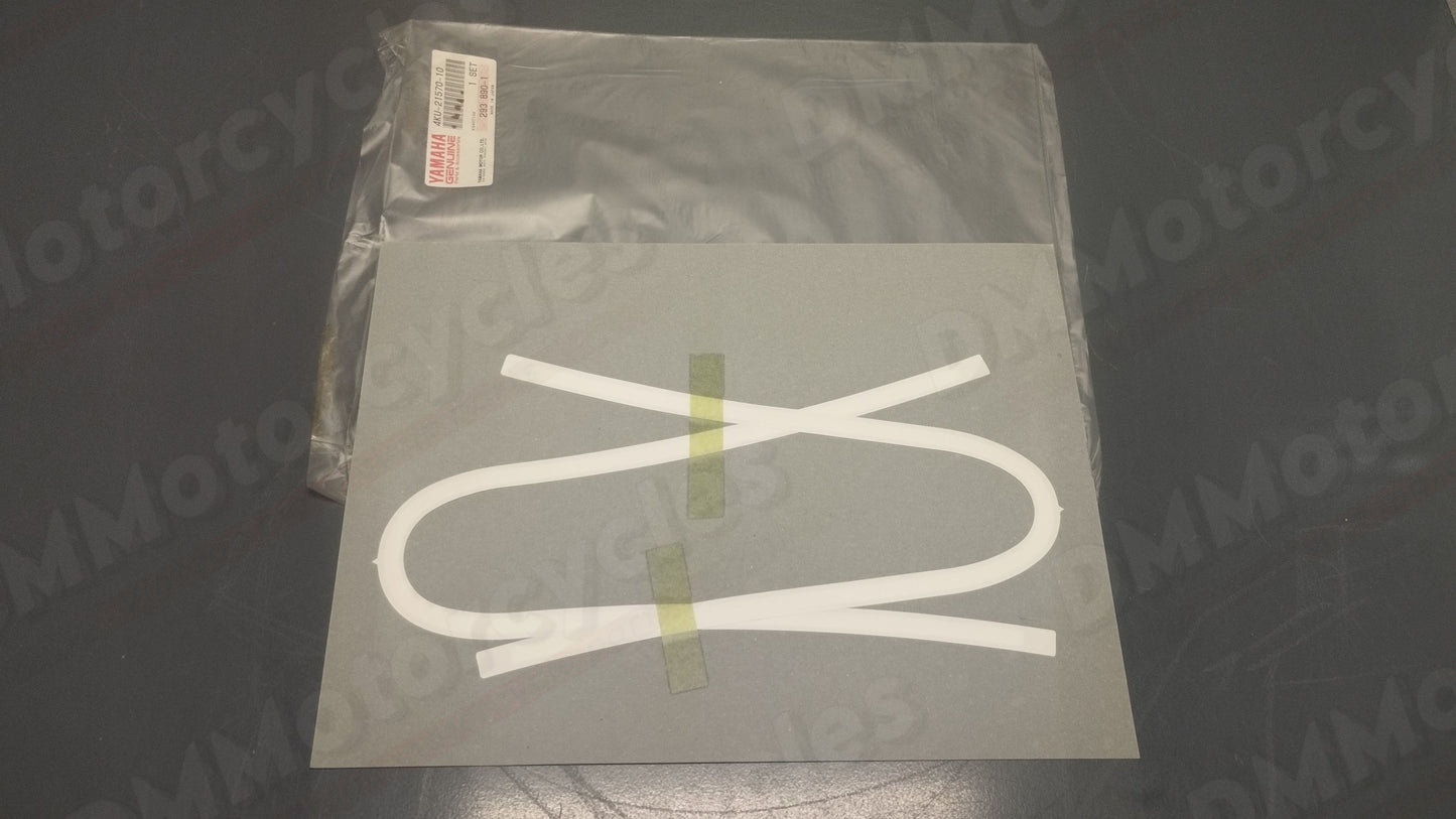Yamaha genuine new virago xv500 535 1995 96 graphic set decal front fender 4ku-21570-10