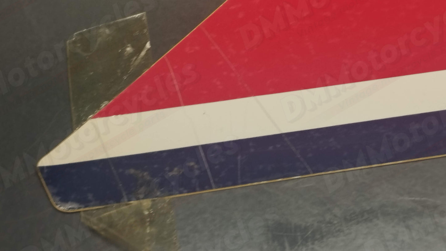 Yamaha genuine nos imperfect XT600 tank decal graphic set pn 43f-24240-00