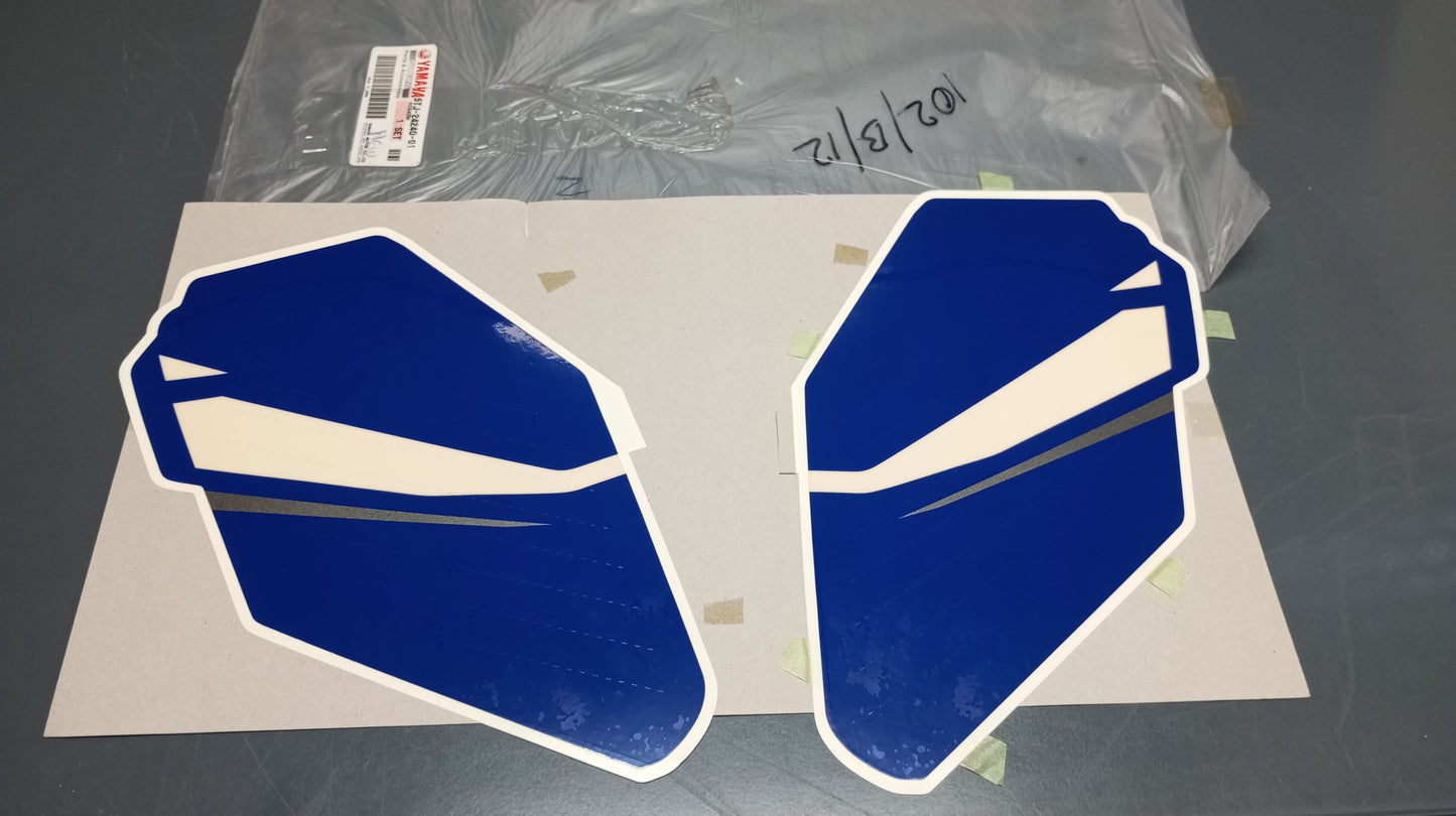 Yamaha genuine new wr250 wr450 2003 graphic set decal pn 5tj-24240-01