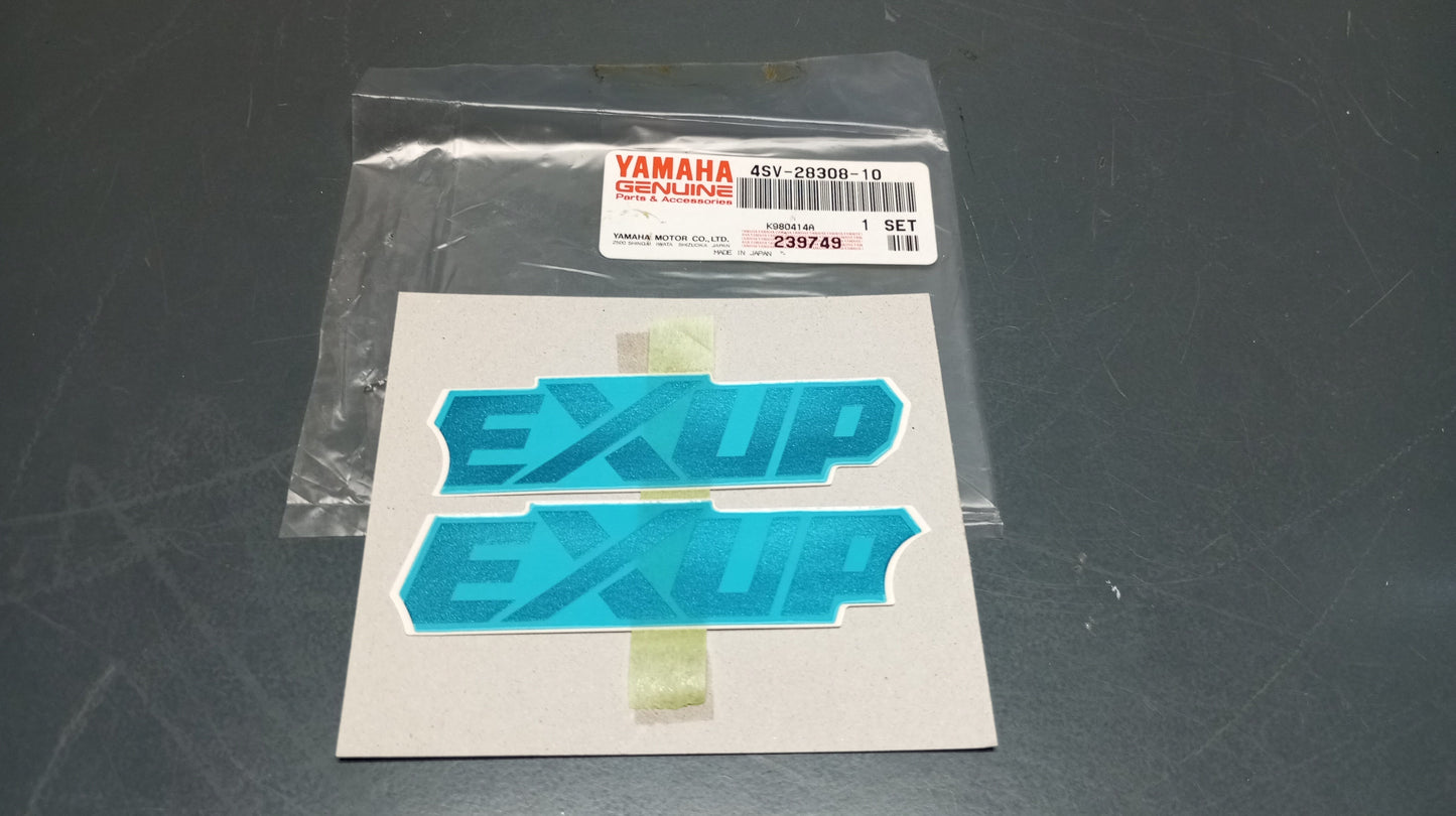 Yamaha genuine new yzf1000r thunderace 1997 1998 emblem set sticker decal pn 4sv-28308-10