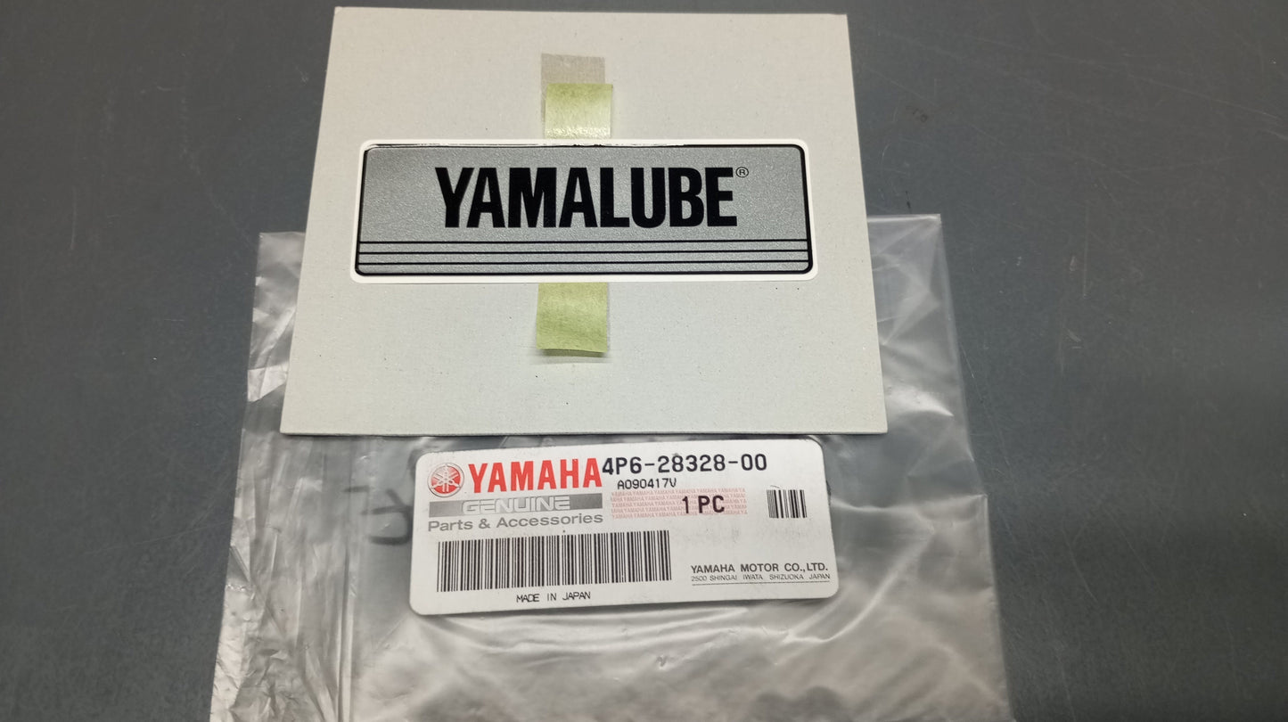 Yamaha genuine new yzf r6 2008 emblem sticker decal pn 4p6-28328-00