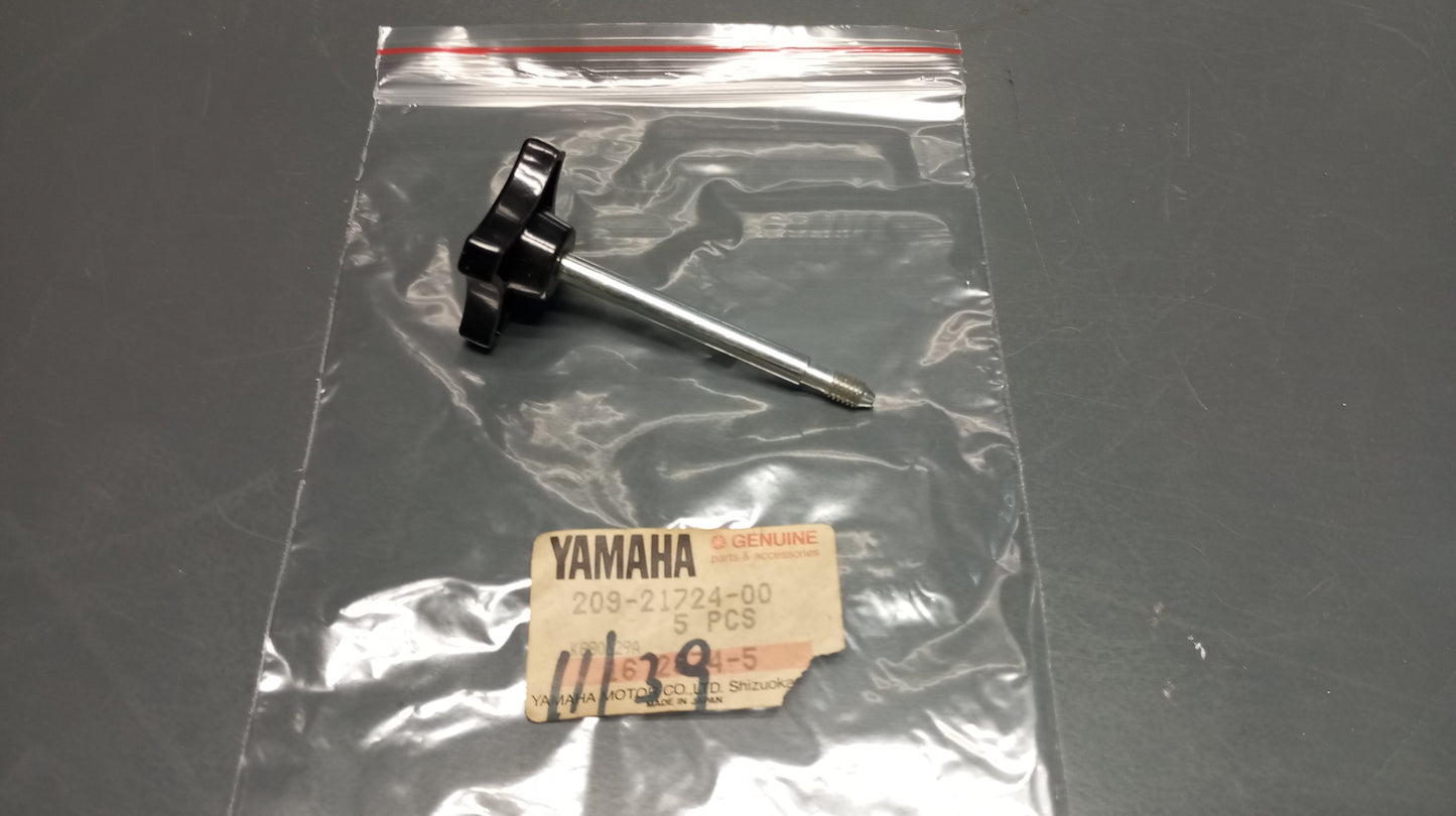 Yamaha genuine nos yg1 yg5 g6 g7 gt l5 yb1 yb50 rh side cover knob pn 209-21724-00