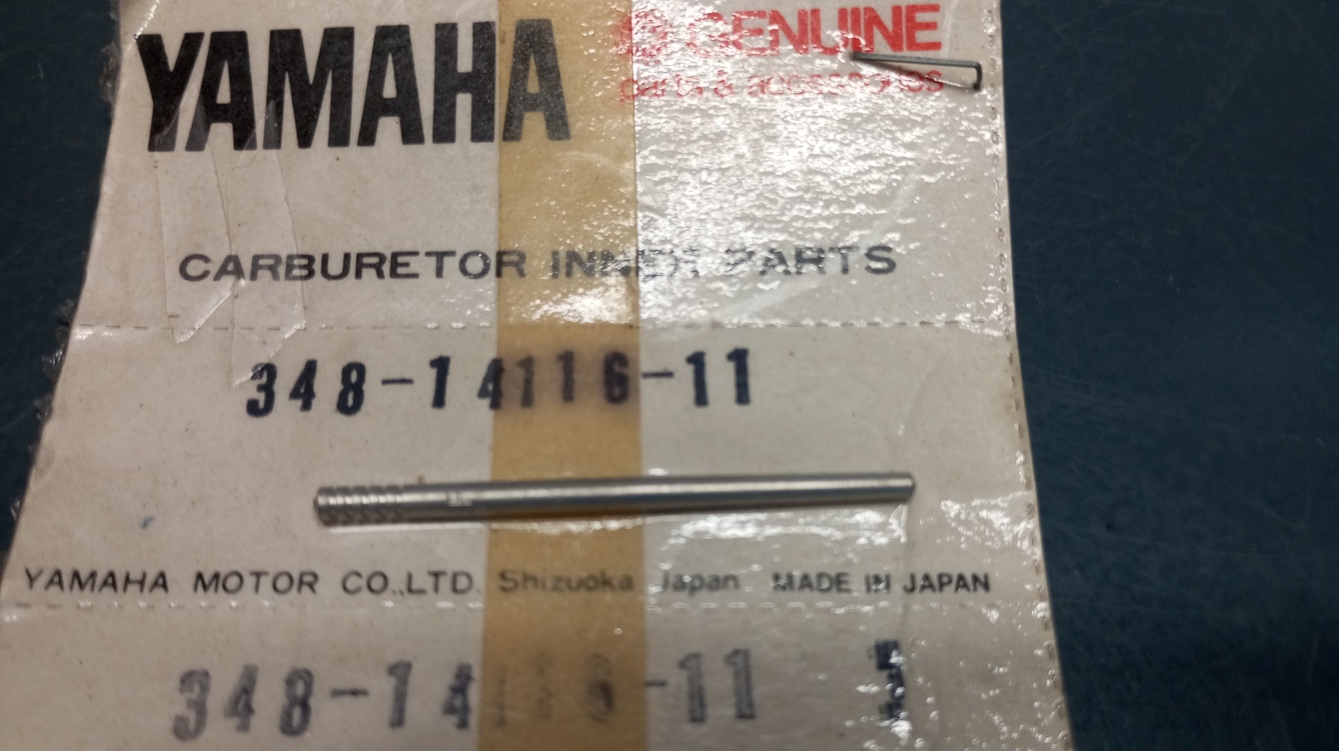 Yamaha genuine nos fs1 carburetor needle pn 348-14116-11