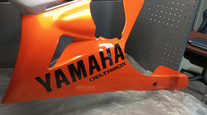 Yamaha genuine new yzf600r thundercat 1998 99 left side cowling pn 4tv-y283u-r0-8x