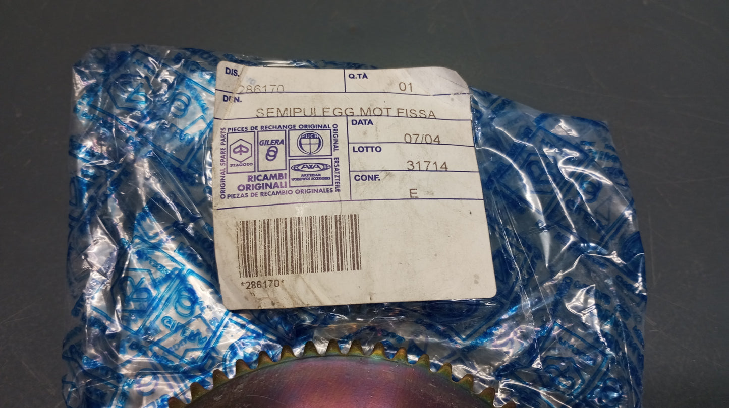 Piaggio genuine new sfera rst 80 zip half pulley pn 286170