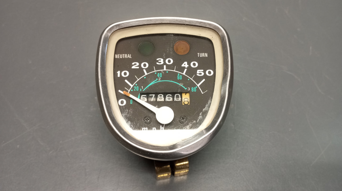 Honda genuine used super cub c50 speedometer gauge