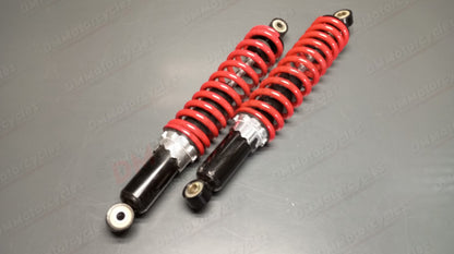 Pair of aftermarket new universal rear shocks 390mm length 63mm diameter
