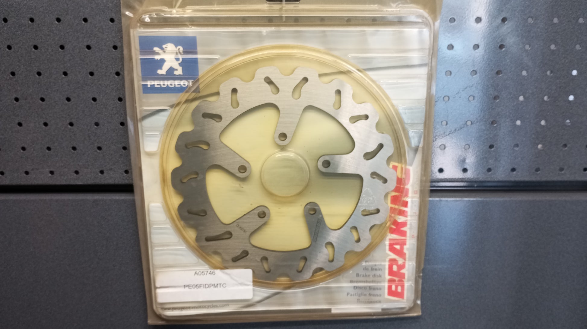 Braking brake disk rotor for Peugeot scooters pn pe05fidpmtc