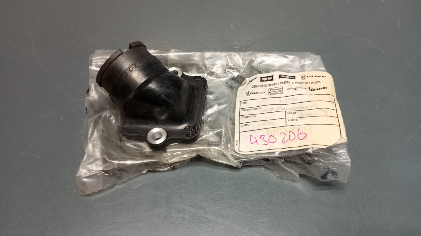 Piaggio genuine new hexagon skr skipper 125 150 typhoon lx 125 lxt 180 gillera runner 125 180 intake manifold pn 430206 - Www.dm-motorcycles.com
