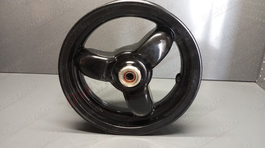 Peugeot genuine nos tkr 50 trekker 50 front wheel black 3x10 pn 737761gw