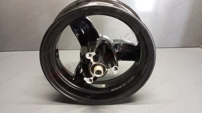 Peugeot genuine nos tkr 50 trekker 50 front wheel black 3x10 pn 737761gw