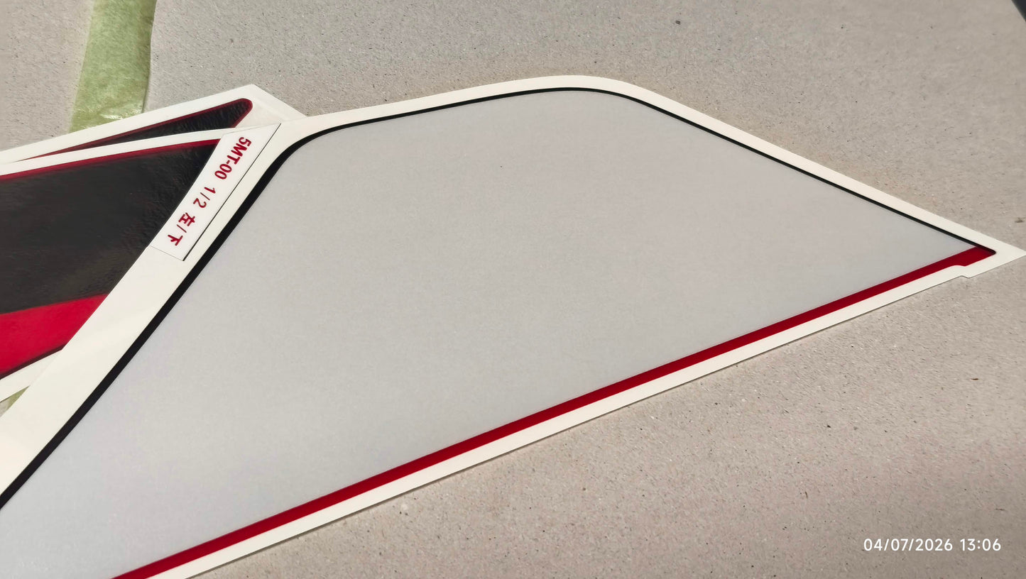 Yamaha genuine new yzf r6 2001 graphic set decal pn 5mt-24240-00