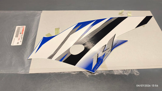 Yamaha genuine new yzf r1 2006 cowling graphic decal pn 5vy-28391-20