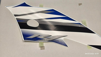 Yamaha genuine new yzf r1 2006 cowling graphic decal pn 5vy-28391-20