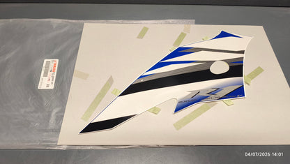Yamaha genuine new yzf r1 2006 cowling graphic decal pn 5vy-28392-20
