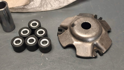 Piaggio genuine new nrg zip typhoon dna fly lx sr 50 variator half pulley assy pn cm110301
