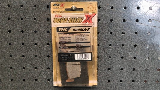 RK 804MA-X Mega Alloy X Sintered Front Brake Pads - Honda / Suzuki / Kawasaki / Yamaha - Www.dm-motorcycles.com