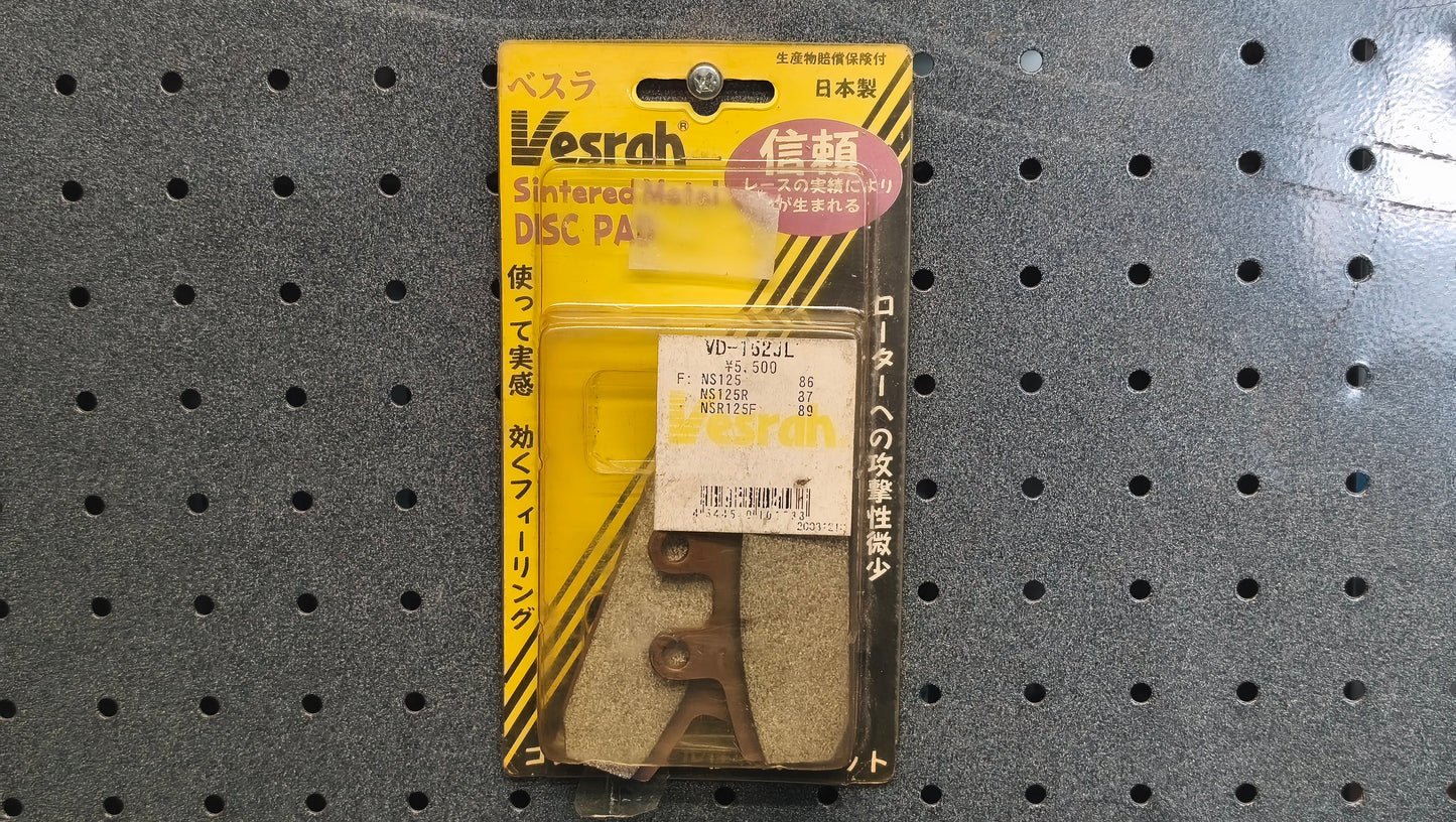Vesrah Sintered Metal Front Brake Pads for Honda NS125 / NSR125