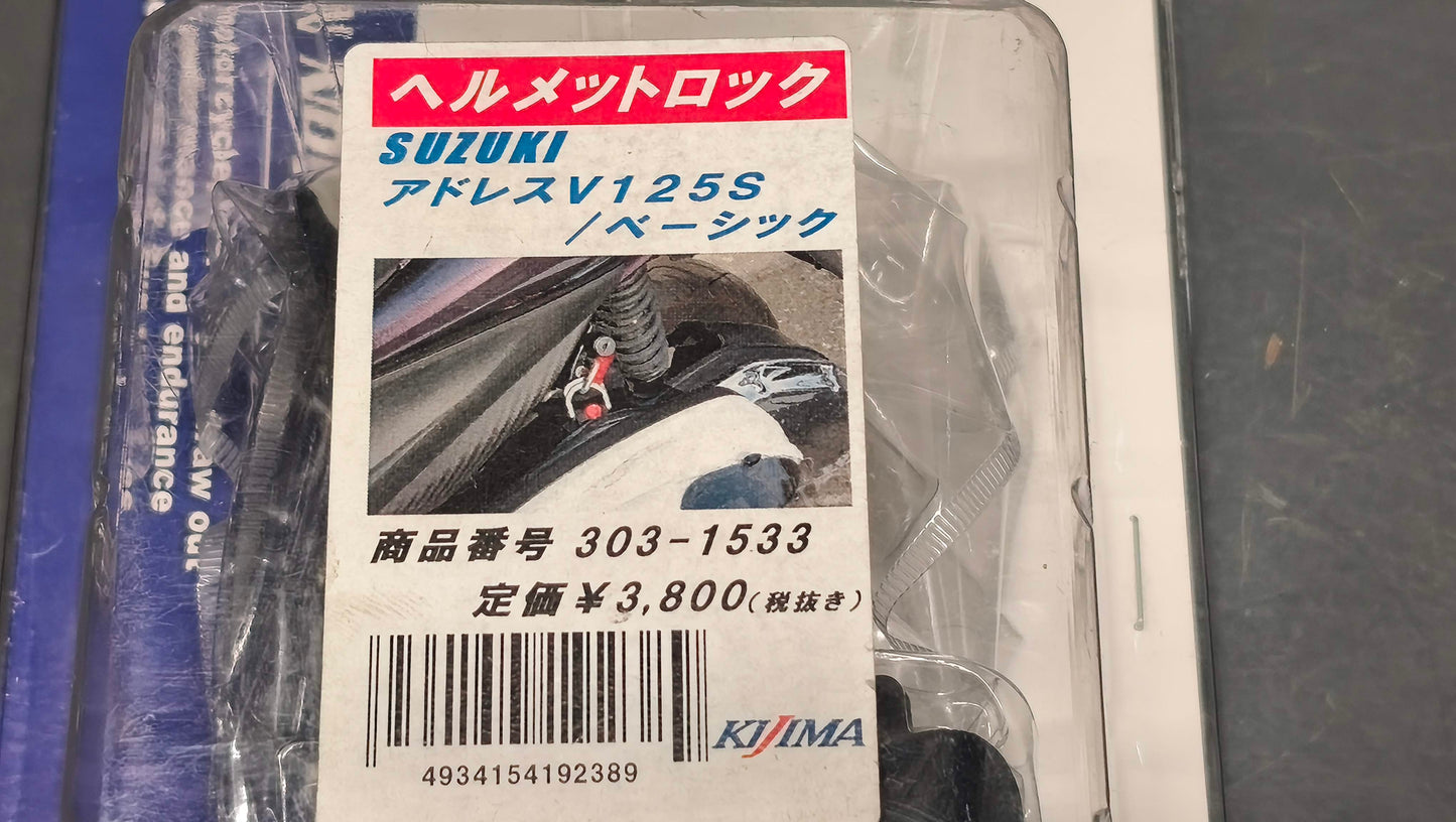 KIJIMA Helmet Lock kit for Suzuki Address V125S