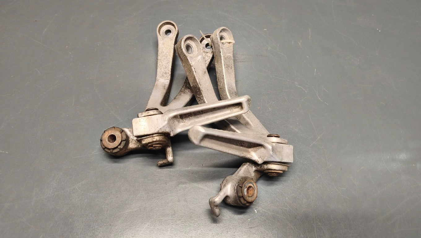 Honda genuine used NSR250 MC28 Passenger Foot Pegs exhaust hangers