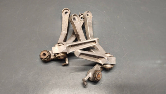 Honda genuine used NSR250 MC28 Passenger Foot Pegs exhaust hangers