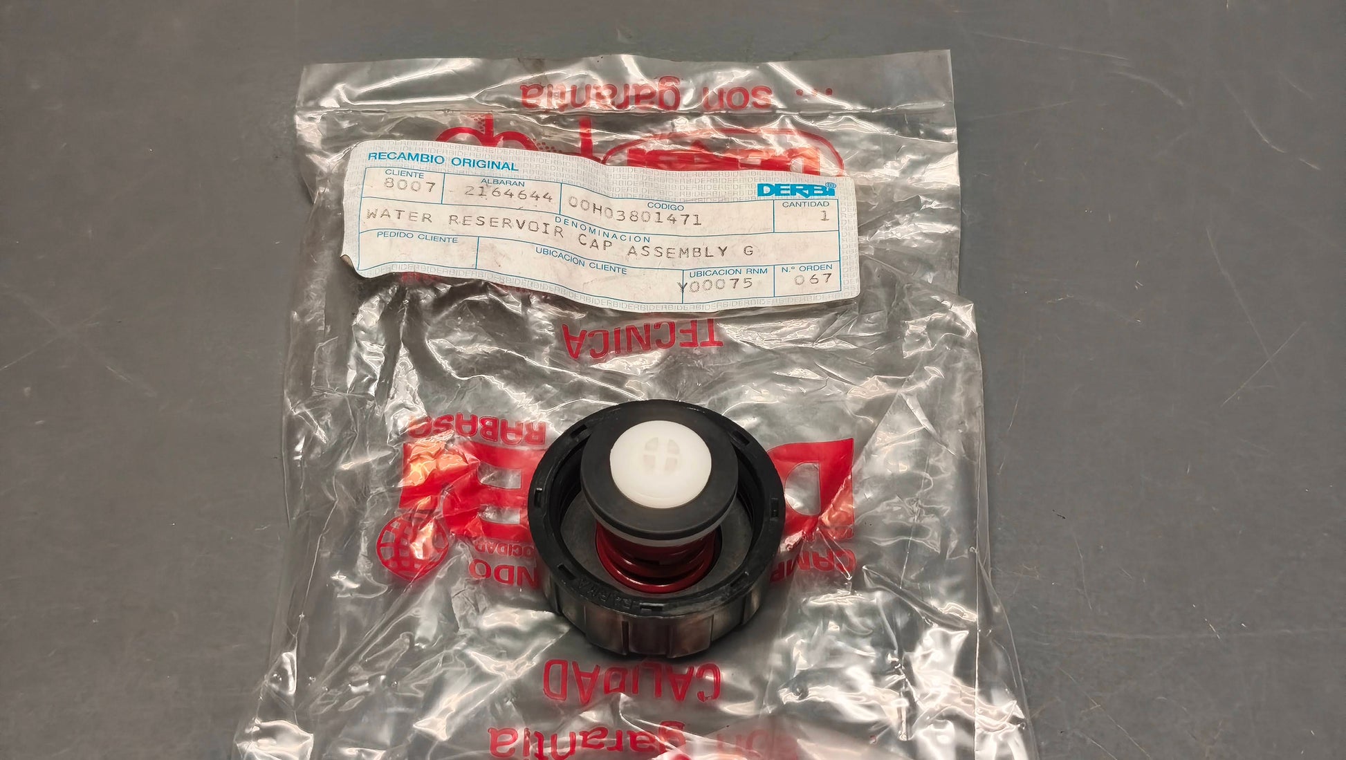Derbi GPR 50 Water Tank Lid 00H03801471