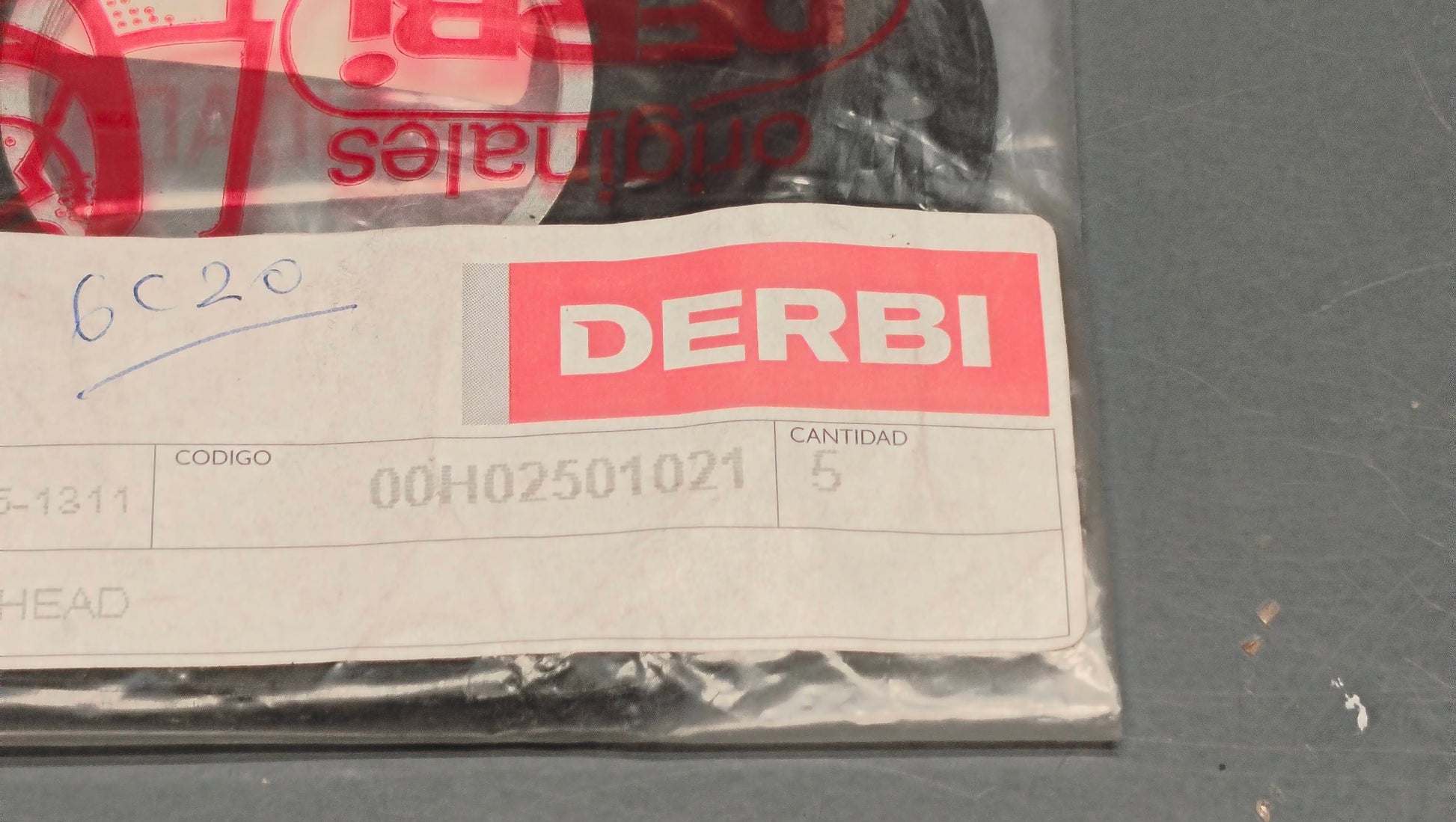 Genuine Derbi Senda & GPR 50 Cylinder Head Gasket 00H02501021