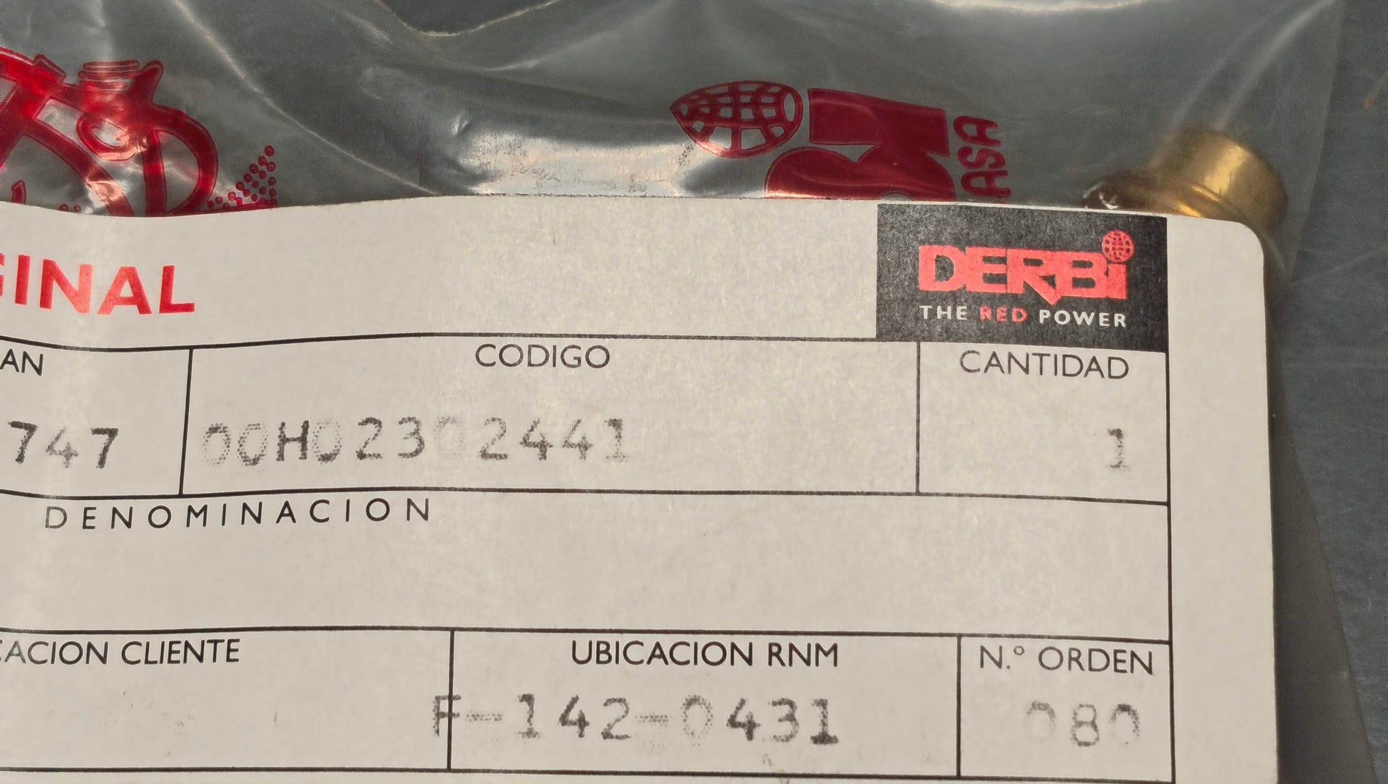 Derbi Thermal Sensor (Thermo Switch) 00H02302441