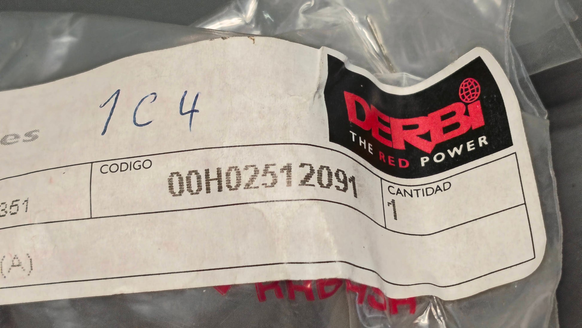 Genuine Derbi Piston Assembly (Size A) 00H02512091