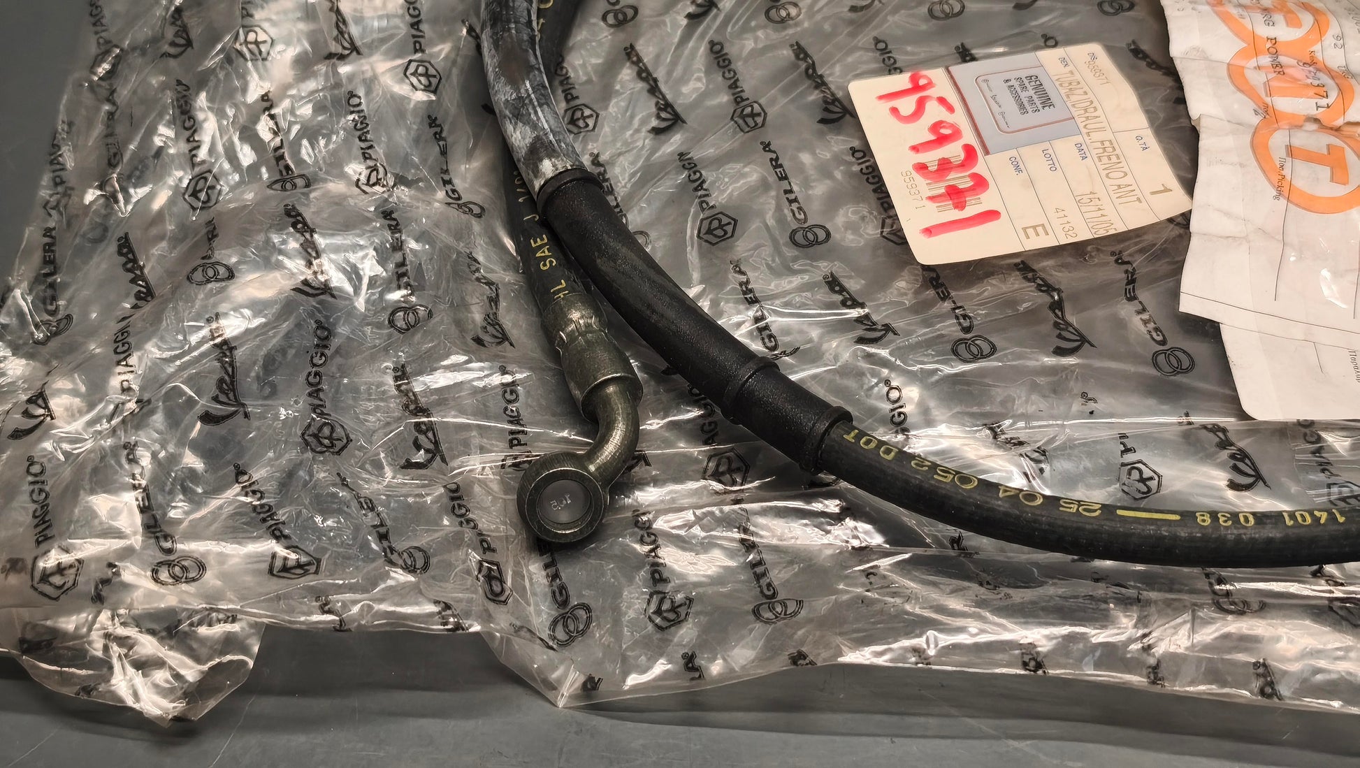 Genuine Piaggio NRG Power Front Brake Hose / Line 959371