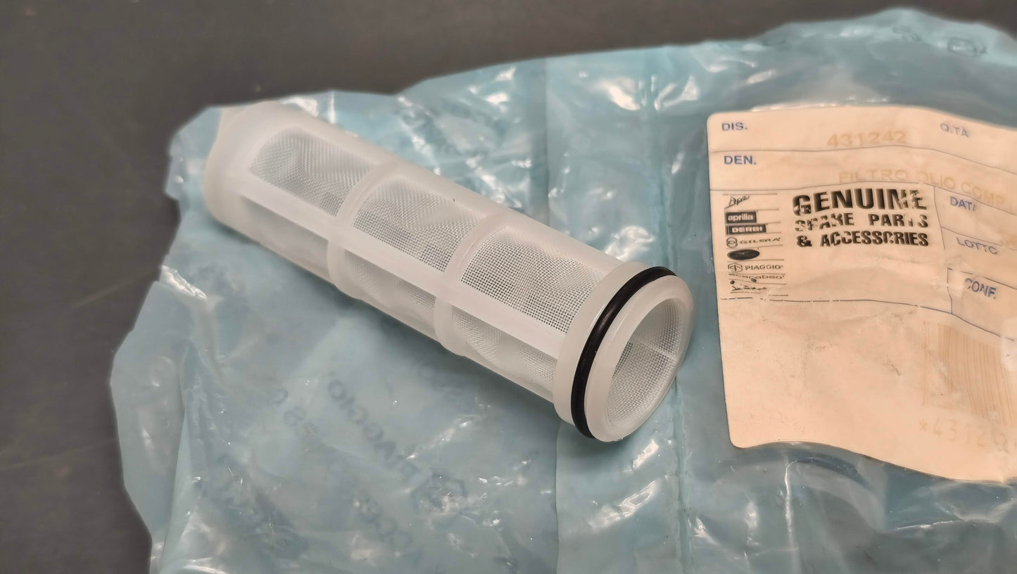 Genuine Piaggio Zip / Fly / Vespa LX 50 100 Engine Oil Filter 431242