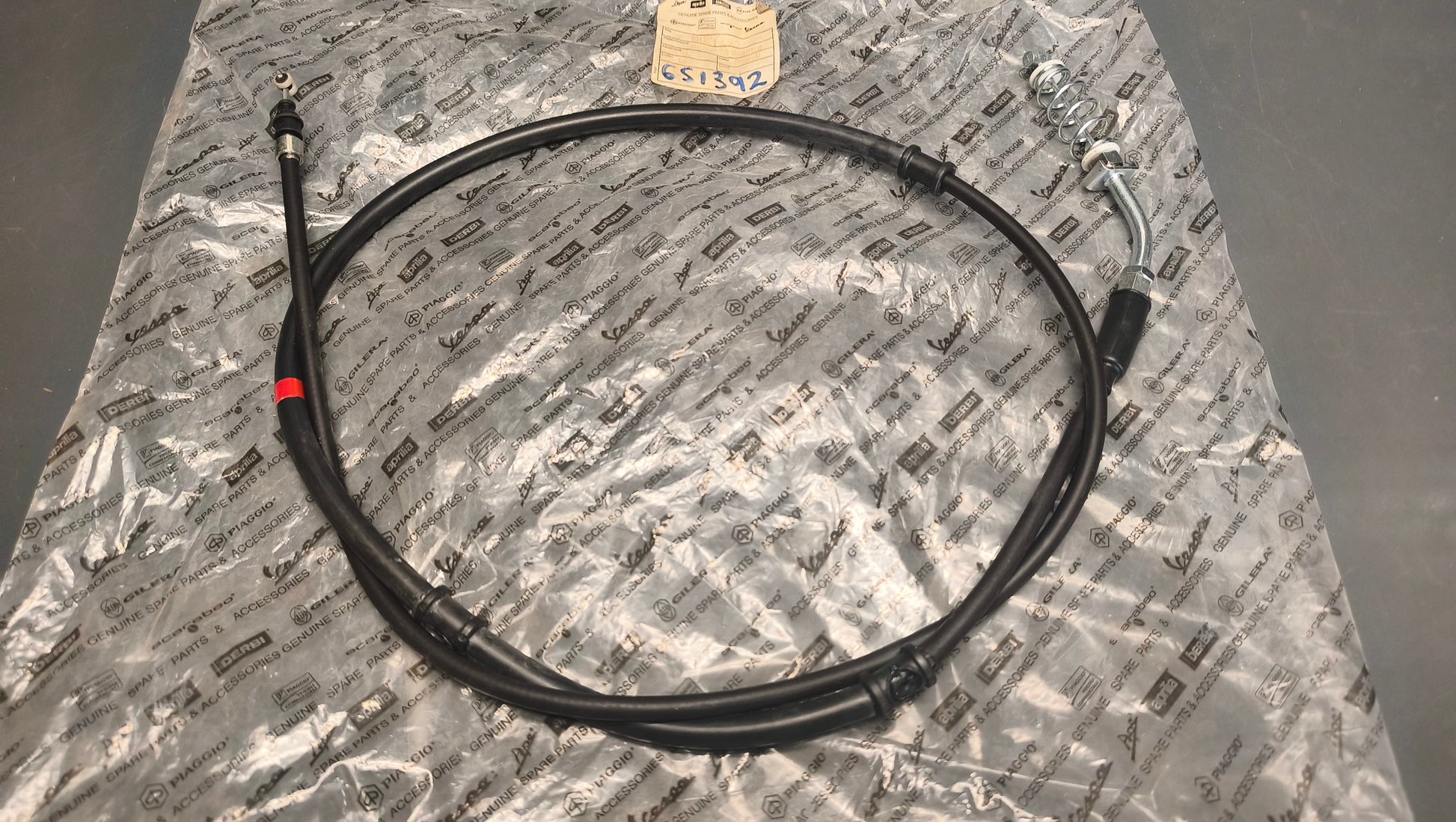 Genuine Piaggio MP3 400 500 Parking Brake Cable Assembly 651392