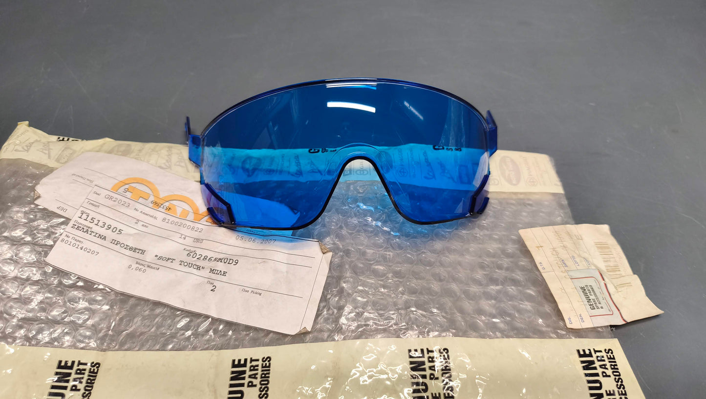 Genuine Vespa Soft Touch Blue Helmet Goggles 602865M0D9