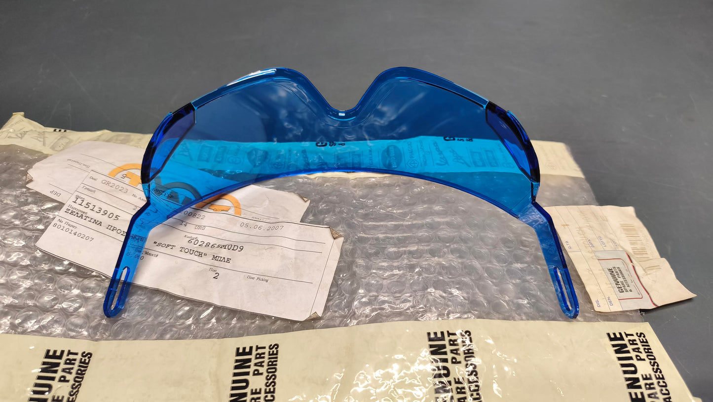 Genuine Vespa Soft Touch Blue Helmet Goggles 602865M0D9