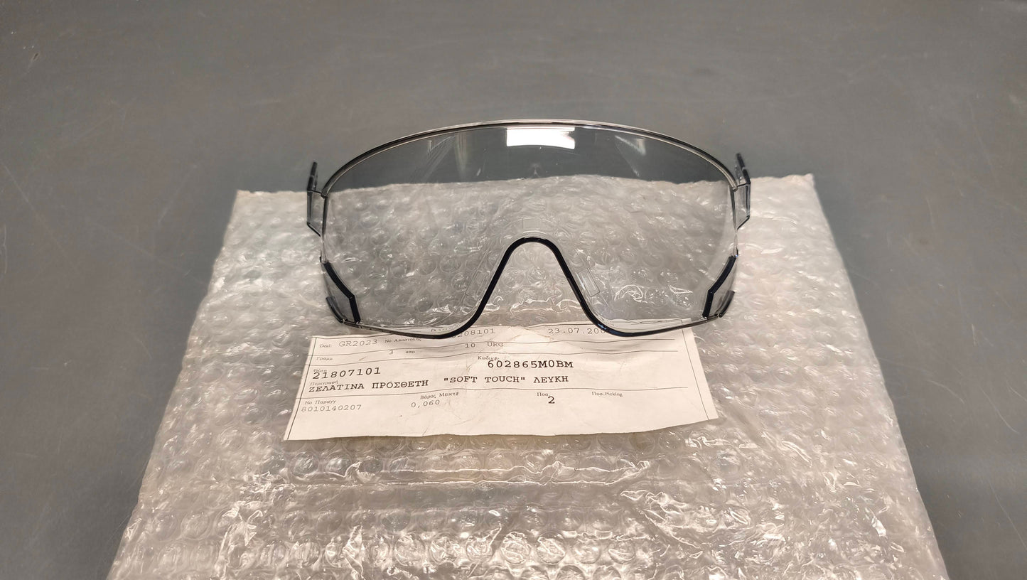 Genuine Vespa Soft Touch White Frame Smoked Helmet Goggles 602865M0BM
