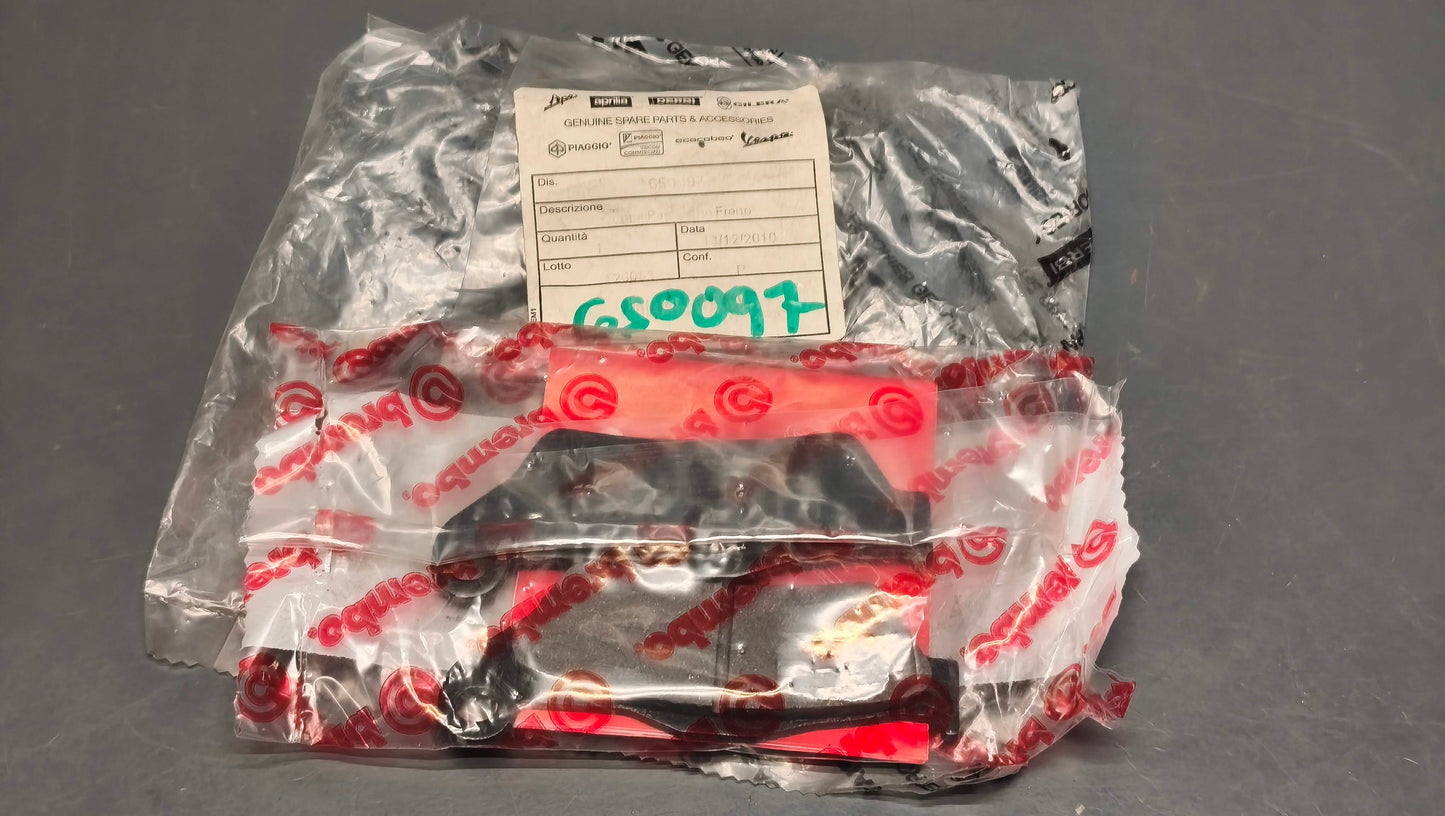 Genuine Piaggio X9 500 / GP 800 Brembo Front Brake Pad Set 650097